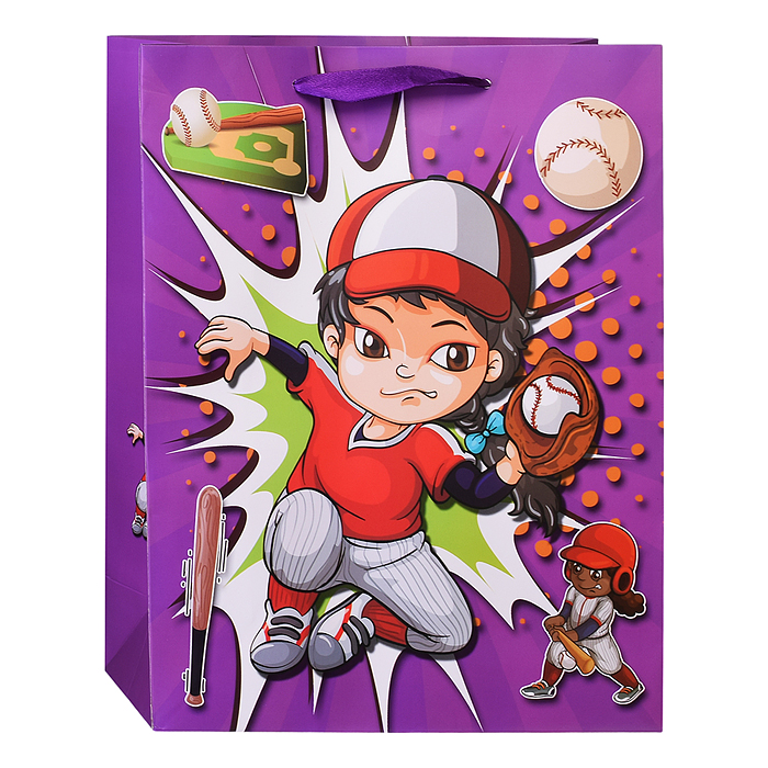 Фото к товару Пакет подарочный 00-6304 "Спортивные детки" 26*32*10,5 см. Пакет подарочный 00-6304 "Спортивные детки" 26*32*10,5 см.