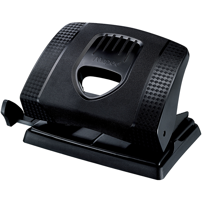 Дырокол экологичный на 20/25 листа, на 2 отверстия, с линейкой "Greenlogic"