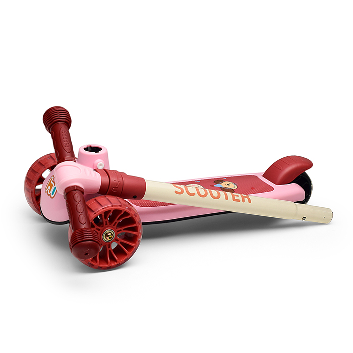 Фото к товару Самокат U001189Y 3-х кол., PU, цвет розовый Самокат U001189Y 3-х кол., PU, цвет розовый
