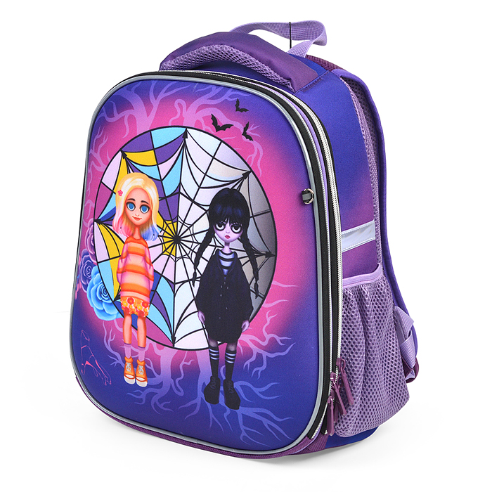 Фото к товару Рюкзак каркасный "Вэнсдэй" формованный из полимеров, материал: нейлон, полиэстер, полноцветная п Рюкзак каркасный "Вэнсдэй" формованный из полимеров, материал: нейлон, полиэстер, полноцветная п