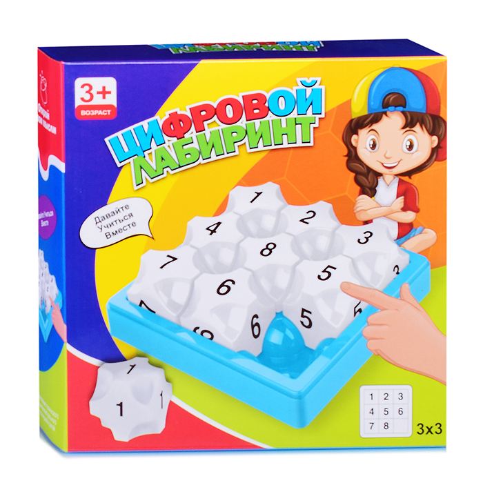 Фото к товару Настольная игра 014 "Цифровой лабиринт" в коробке Настольная игра 014 "Цифровой лабиринт" в коробке