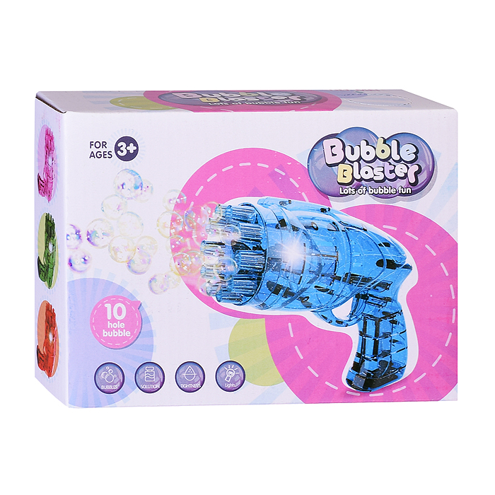 Фото к товару Пистолет 3939-126 "Вихрь" для мыльных пузырей, в коробке Пистолет 3939-126 "Вихрь" для мыльных пузырей, в коробке