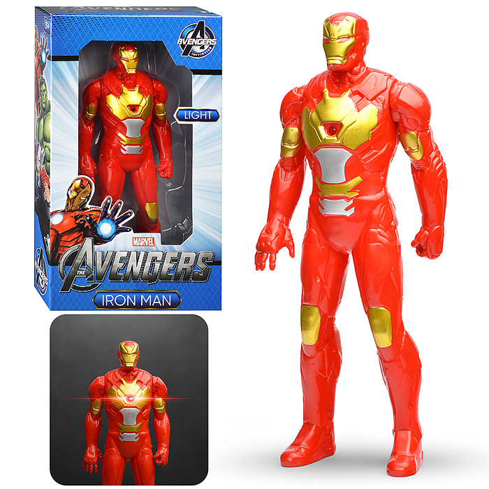 Фигурка "Железный человек" свет, коробка 17*6*30см - в кор.2*30шт Фигурка "Железный человек" свет, коробка 17*6*30см - в кор.2*30шт