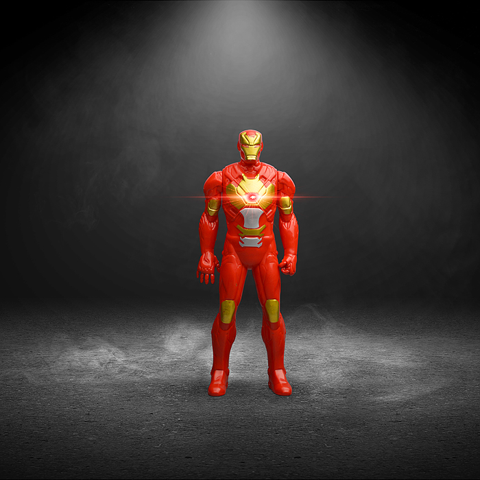 Фото к товару Фигурка "Железный человек" свет, коробка 17*6*30см - в кор.2*30шт Фигурка "Железный человек" свет, коробка 17*6*30см - в кор.2*30шт