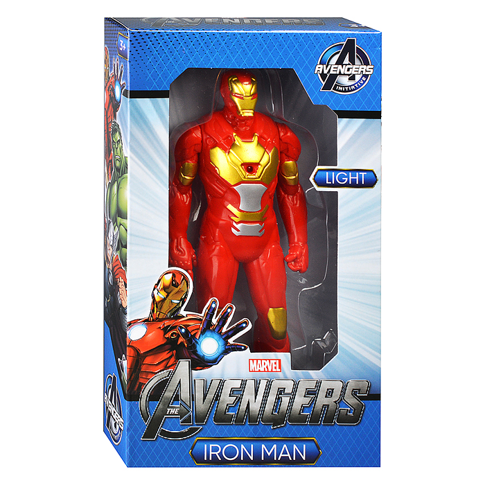 Фото к товару Фигурка "Железный человек" свет, коробка 17*6*30см - в кор.2*30шт Фигурка "Железный человек" свет, коробка 17*6*30см - в кор.2*30шт