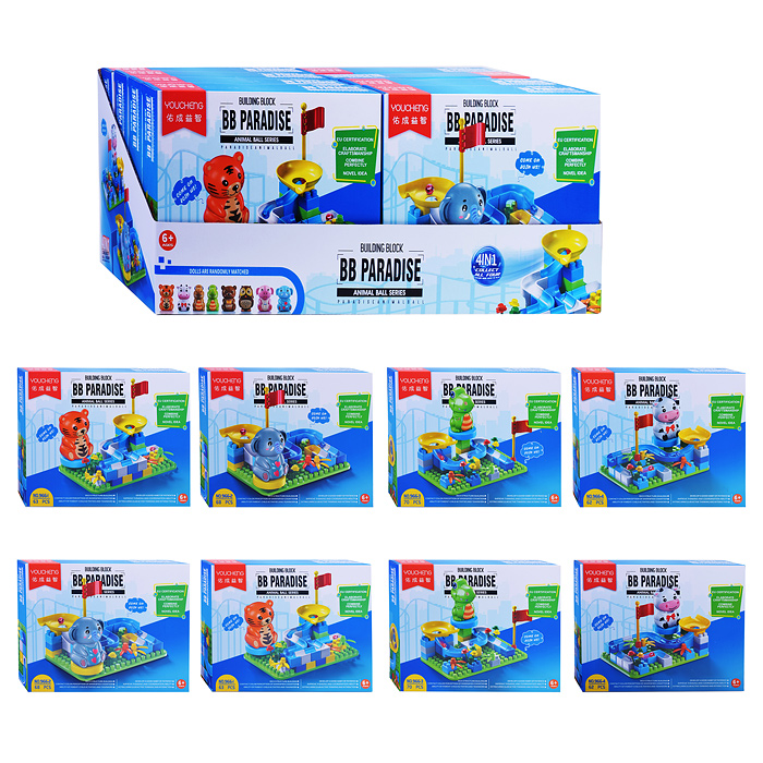 Конструктор 966 "Тропа для животных" в коробке Конструктор 966 "Тропа для животных" в коробке