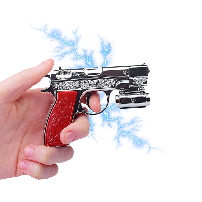 Фото к товару Игрушечный фонарик 00-3790 "Пистолет" Игрушечный фонарик 00-3790 "Пистолет"