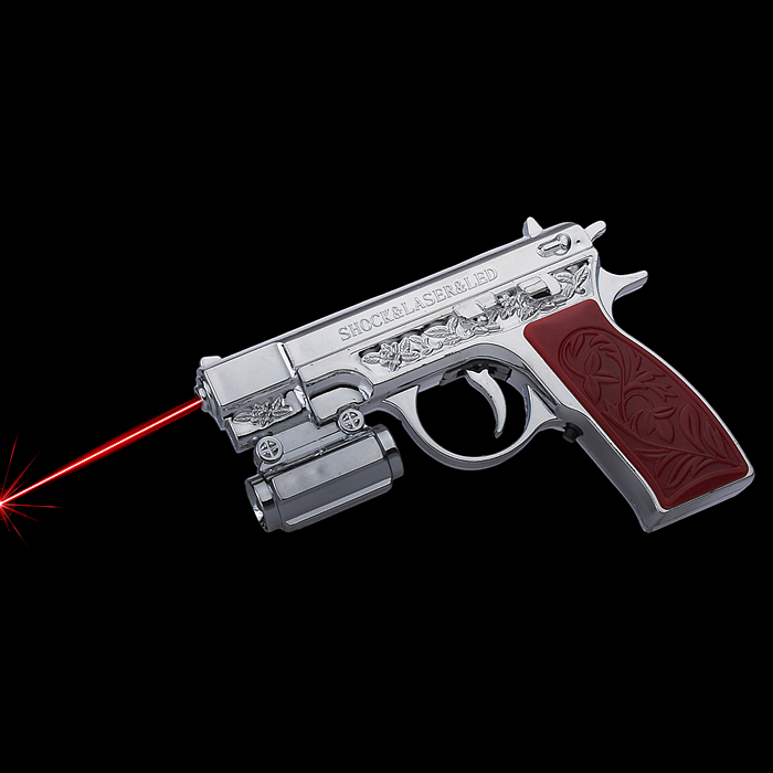 Фото к товару Игрушечный фонарик 00-3790 "Пистолет" Игрушечный фонарик 00-3790 "Пистолет"