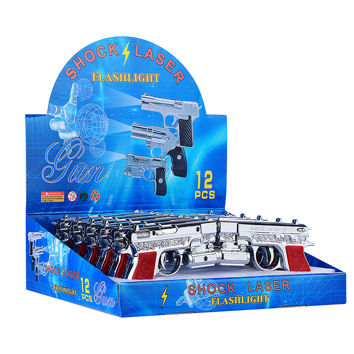 Фото к товару Игрушечный фонарик 00-3790 "Пистолет" Игрушечный фонарик 00-3790 "Пистолет"