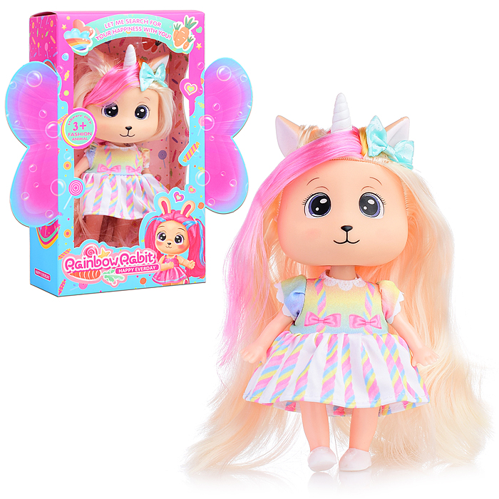 Кукла-единорожка 6114A "Эвелина" в коробке