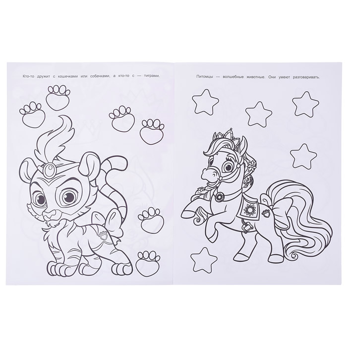 Друзья принцесс. Чудо-раскраска.