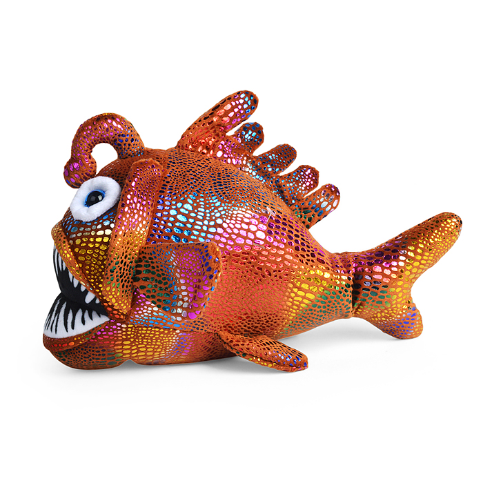 Мягкая игрушка. Морской черт. Люкс. коричневый