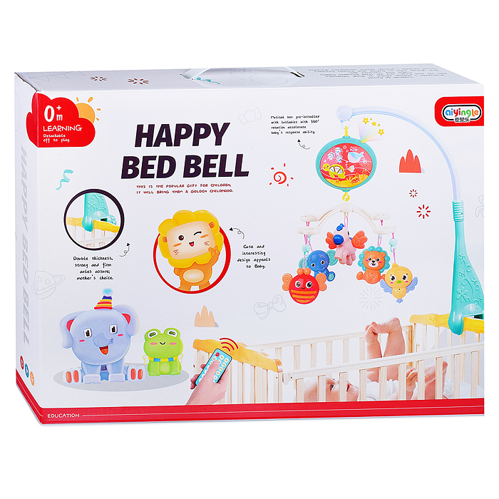 Фото к товару Мобиль 668-183N "Спокойный малыш" музыкальный, в коробке Мобиль 668-183N "Спокойный малыш" музыкальный, в коробке