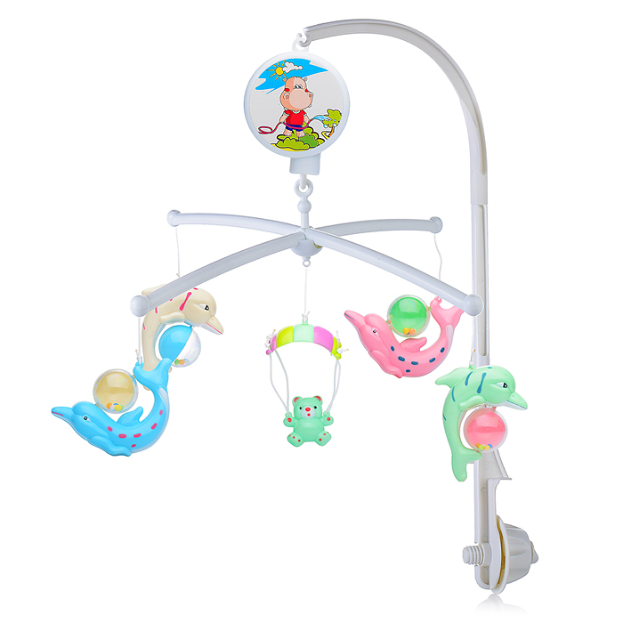 Фото к товару Мобиль 8306 "Дельфины" в коробке Мобиль 8306 "Дельфины" в коробке