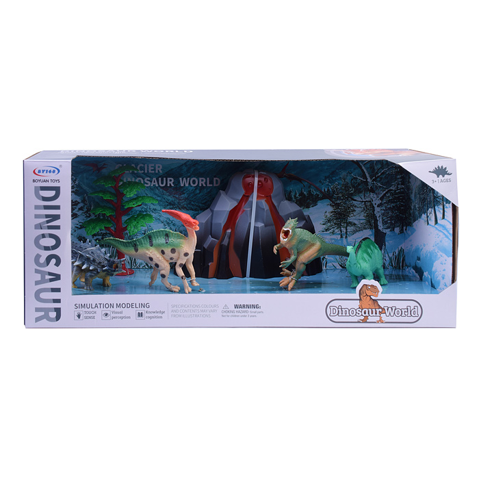 Фото к товару Игровой набор BY568-966 "Динозавры" в коробке Игровой набор BY568-966 "Динозавры" в коробке