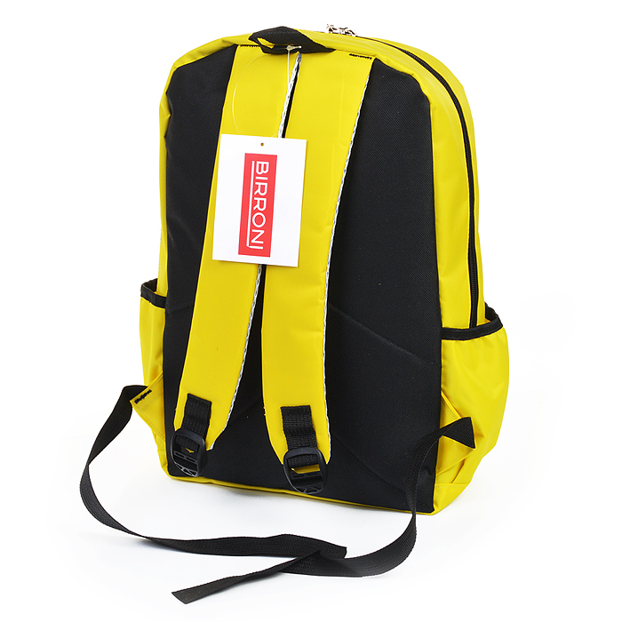 Рюкзак желтый BI-03-042 BIRRONI 27х12х40 см