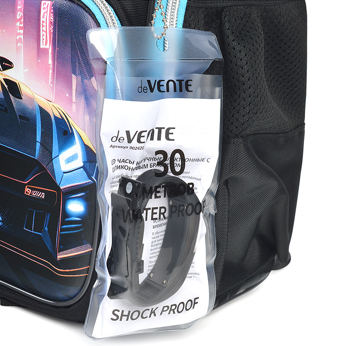 Ранец "Smart. Drift" школьный жесткий 37x28x14 см (14 л) вес 800 г, 1 отделение на замке с 