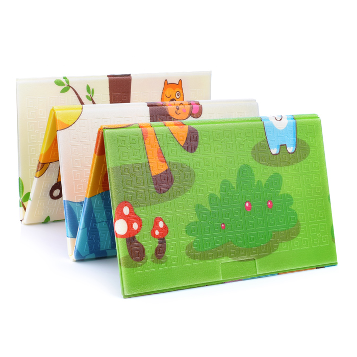 Коврик развивающий 00-2857 "Веселые мордашки" (120*180*0.8 см.) EVA