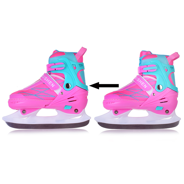 Фото к товару Коньки детские 00-3118 размер S, розовый Коньки детские 00-3118 размер S, розовый