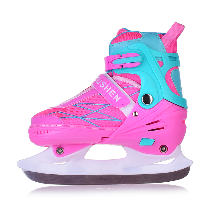 Фото к товару Коньки детские 00-3118 размер S, розовый Коньки детские 00-3118 размер S, розовый