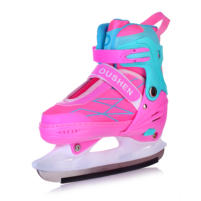 Фото к товару Коньки детские 00-3118 размер S, розовый Коньки детские 00-3118 размер S, розовый