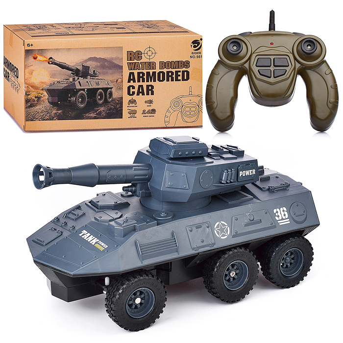Бронемашина 981 р/у с пушкой, 27 MHz, в коробке Бронемашина 981 р/у с пушкой, 27 MHz, в коробке