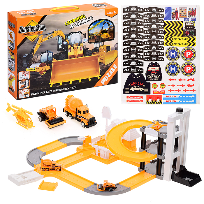 Парковка 558-41A "Спецтехника" в коробке Парковка 558-41A "Спецтехника" в коробке