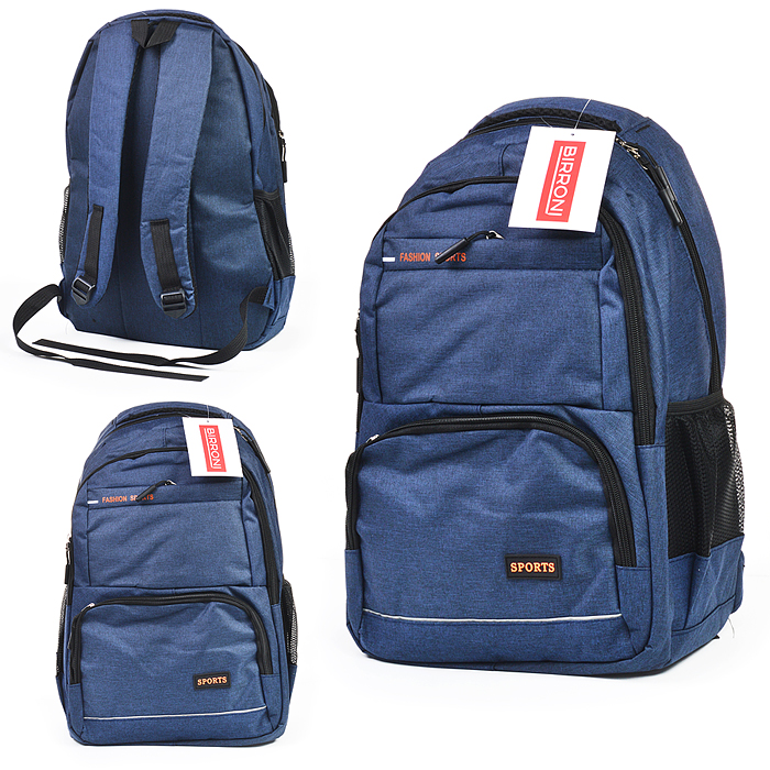 Рюкзак синий BI-03-045 BIRRONI 32х16х48 см Рюкзак синий BI-03-045 BIRRONI 32х16х48 см