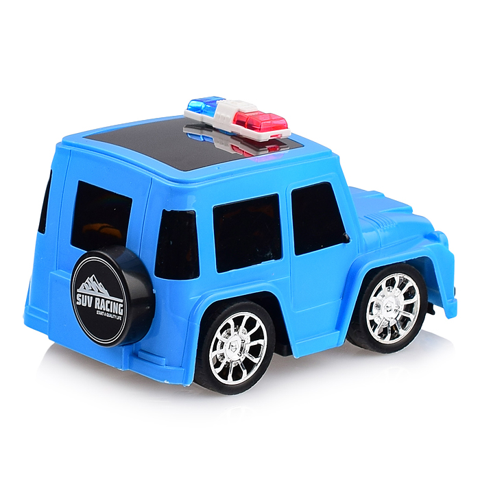 Машина 12024-4B+ "Полиция" р/у, 27 MHz, синяя/желтая, в ассортименте, в коробке