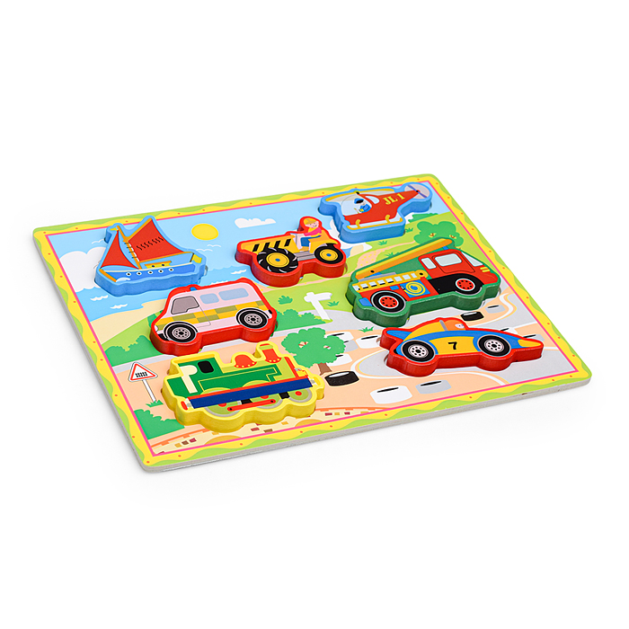 Пазл-вкладыш D1522 "Транспорт"