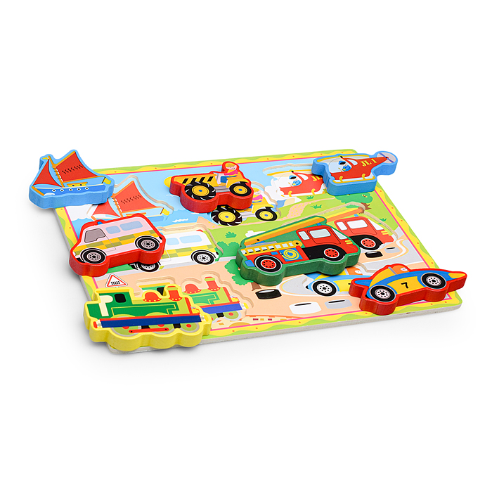 Пазл-вкладыш D1522 "Транспорт"