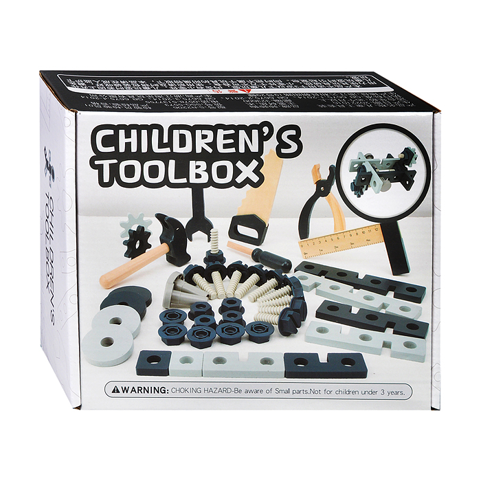 Фото к товару Набор инструментов D1602 "Маленький мастер" в коробке Набор инструментов D1602 "Маленький мастер" в коробке