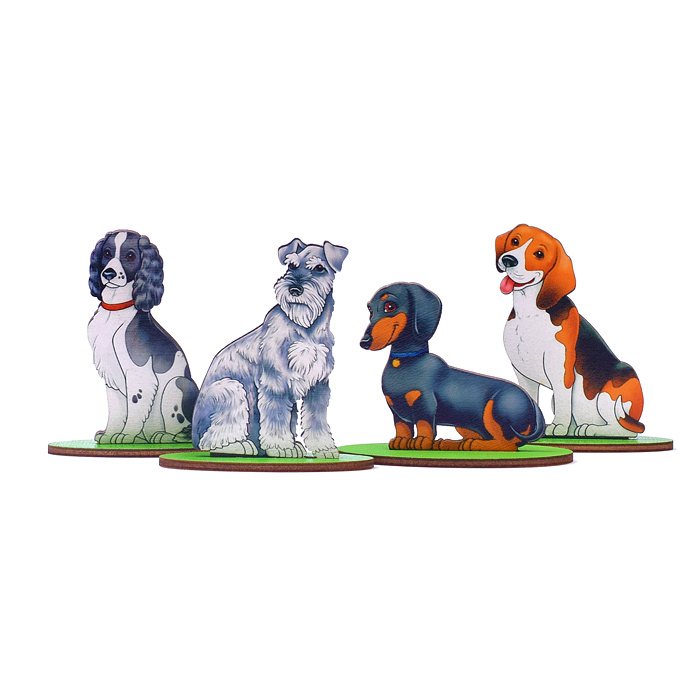 Фото к товару Игровой набор в коробке "Собаки охотничьи" (дерево) Игровой набор в коробке "Собаки охотничьи" (дерево)