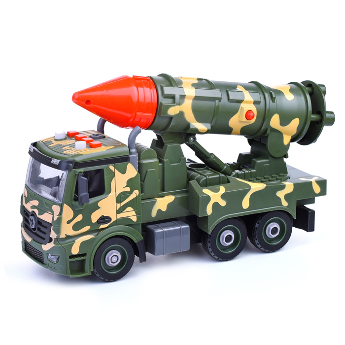 Фото к товару Машина JK2023-12 "Военная" с ракетой, в коробке Машина JK2023-12 "Военная" с ракетой, в коробке