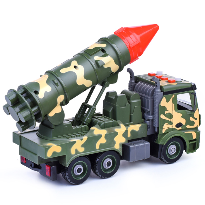 Фото к товару Машина JK2023-12 "Военная" с ракетой, в коробке Машина JK2023-12 "Военная" с ракетой, в коробке