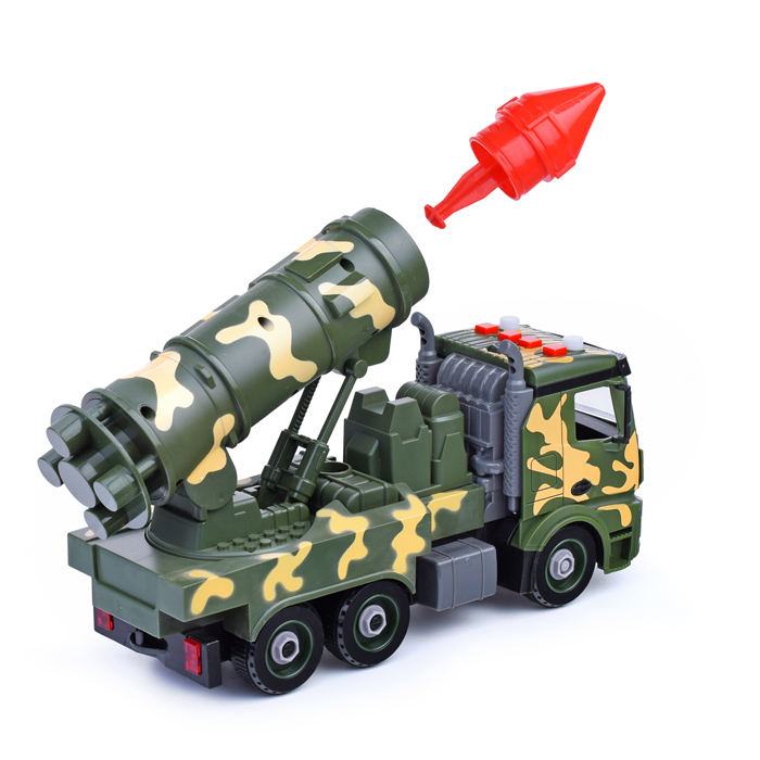 Фото к товару Машина JK2023-12 "Военная" с ракетой, в коробке Машина JK2023-12 "Военная" с ракетой, в коробке