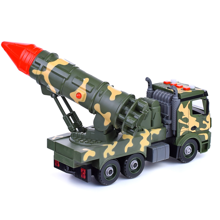 Фото к товару Машина JK2023-12 "Военная" с ракетой, в коробке Машина JK2023-12 "Военная" с ракетой, в коробке