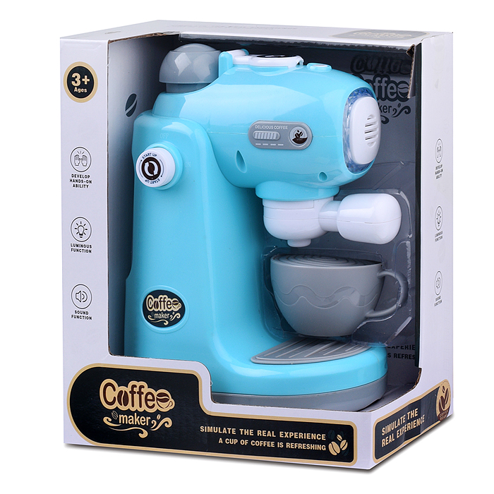 Фото к товару Бытовая техника 9606 "Кофемашина" на батарейках, в коробке Бытовая техника 9606 "Кофемашина" на батарейках, в коробке