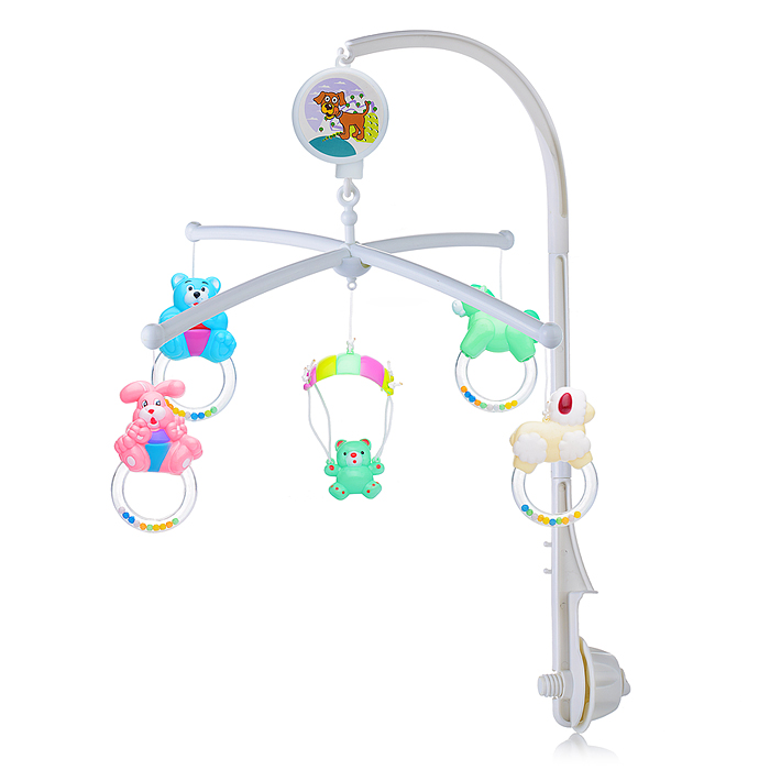 Фото к товару Мобиль 8307 "Игривые животные" в коробке Мобиль 8307 "Игривые животные" в коробке