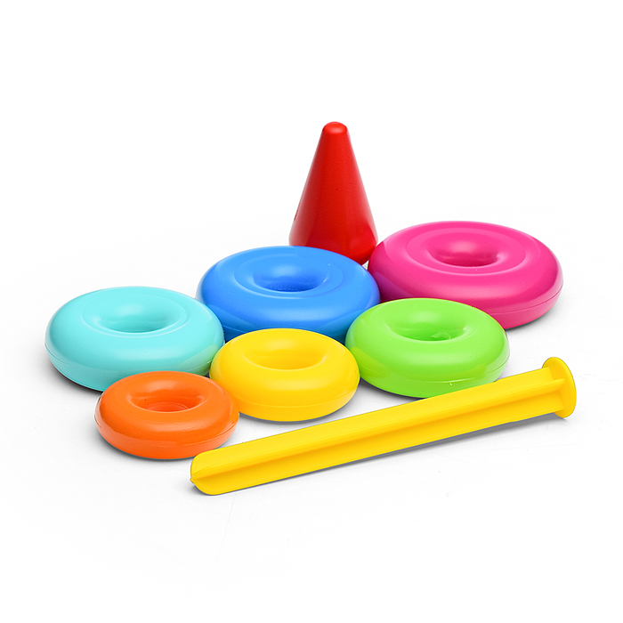 Фото к товару Пирамида "Классика" 22см, 8дет. (в сетке) Пирамида "Классика" 22см, 8дет. (в сетке)