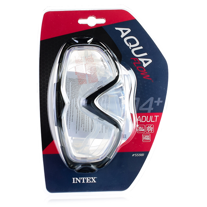 Фото к товару Маска для плавания Aqua sport, панорамный вид, от 14 лет, цвета микс, 55981 INTEX Маска для плавания Aqua sport, панорамный вид, от 14 лет, цвета микс, 55981 INTEX