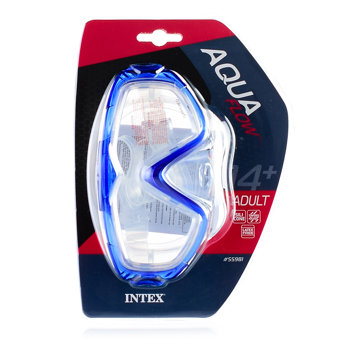 Фото к товару Маска для плавания Aqua sport, панорамный вид, от 14 лет, цвета микс, 55981 INTEX Маска для плавания Aqua sport, панорамный вид, от 14 лет, цвета микс, 55981 INTEX