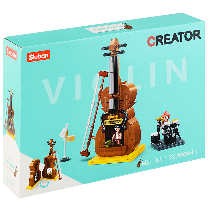 Конструктор M38-B0817 "Домик - Скрипка" (308 дет.) Конструктор M38-B0817 "Домик - Скрипка" (308 дет.)