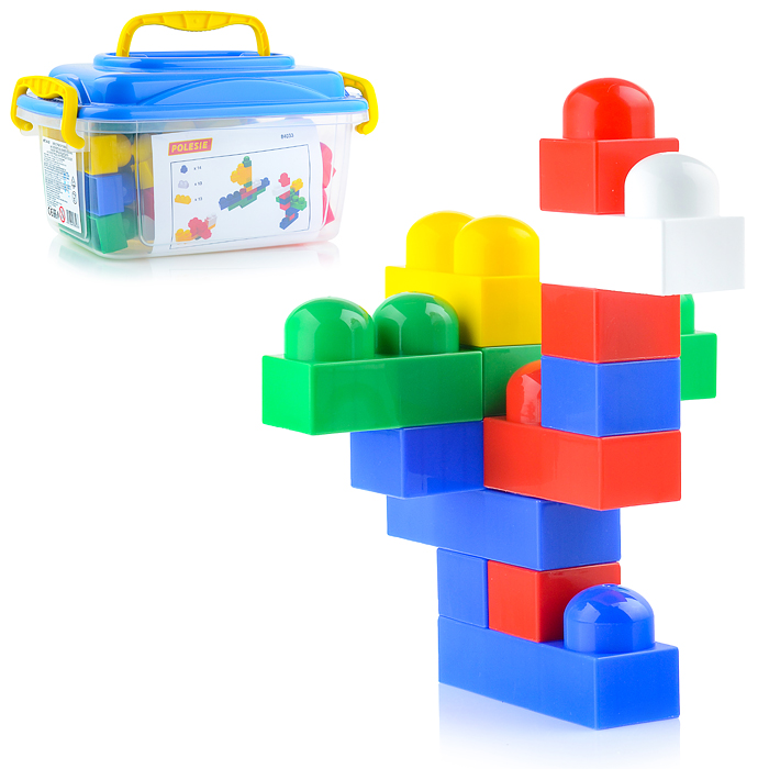 Конструктор "Юниор" (40 элементов) (в контейнере) Конструктор "Юниор" (40 элементов) (в контейнере)