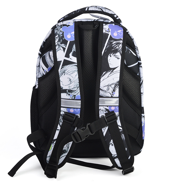 Рюкзак облегченный "Аниме. Smile" с анатомической спинкой, 2 отделения на молнии