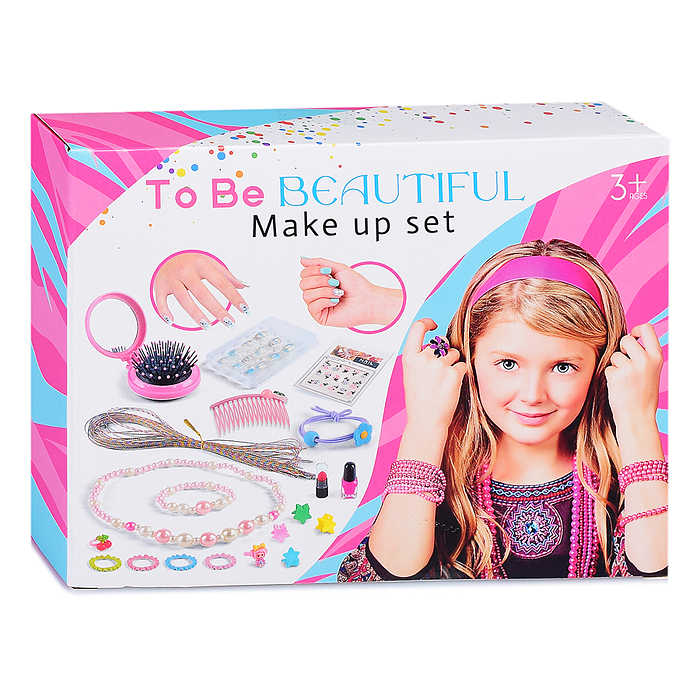 Набор стилиста FT2007-D "Маленькая модница" (16 предметов) в коробке