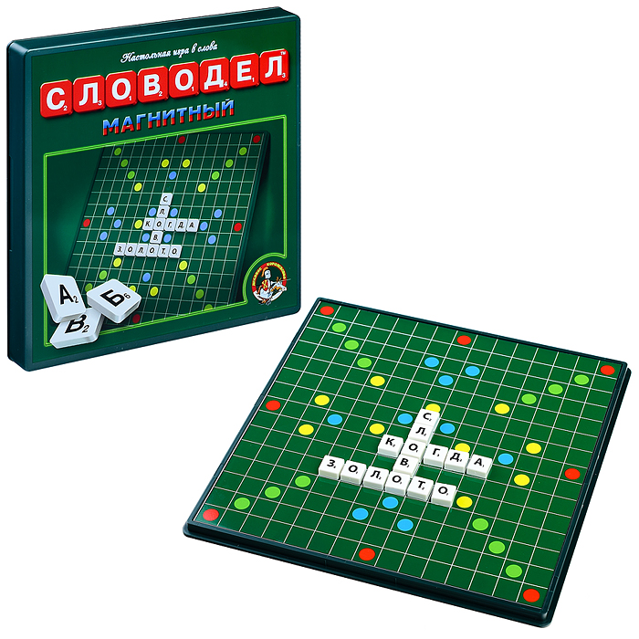 Настольная игра "Словодел" (магнитный) Настольная игра "Словодел" (магнитный)