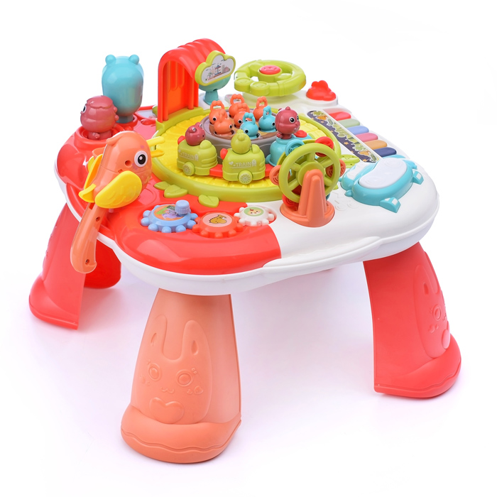 Фото к товару Столик развивающий YL618 "Мульти развитие" (свет, звук) в коробке Столик развивающий YL618 "Мульти развитие" (свет, звук) в коробке