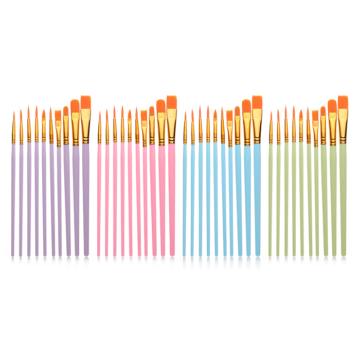 Фото к товару Набор кистей Bi01-032 Нейлон 10 шт (с 1 по 10 номер) Набор кистей Bi01-032 Нейлон 10 шт (с 1 по 10 номер)