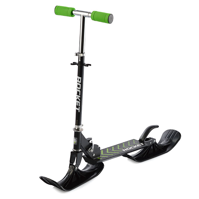 Фото к товару Самокат-снегокат R0006 в коробке (зеленый) Самокат-снегокат R0006 в коробке (зеленый)